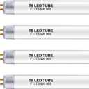 21 Inch F13T5/DL LED Replacement Bulbs, 6500K Daylight, T5 LED 9 Watts Replace Fluorescent Bulb with LED, Replacement Tube for Counter and Cabinet Fixture, 4 Pack