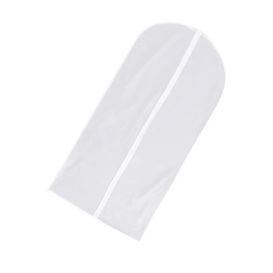 Dress Garment Bag for Storage 72-inch with Clear Window and 3" Gusset Dress Cover Bag for Long Evening Dresses, Fur Coat, Long Dress Gown Closet Storage