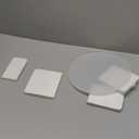 4Pcs Buffet Risers, Foldable Food Risers for Buffet Table, 12" Reusable Cardboard Display Risers Cylinder Stands with Acrylic Plates for Party, Wedding, Catering & Birthday Decor