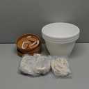 gegemaoyi 3 Pack Hanging Baskets Set, Hanging Planters for Indoor & Outdoor Plants, Self-Watering Hanging Pots with Removable Tray&Drainage Holes, Flower Pots for Home Garden Decor 10 Inch (White)