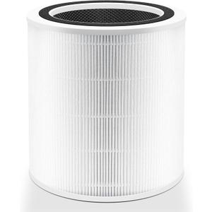 Funmit Core 400S Replacement Filter for LEVOIT Core 400S Smart WiFi Air Purifier, 3-in-1 H13 True HEPA Replacement Filter, Compared to Part # Core 400S-RF, 1 Pack, White