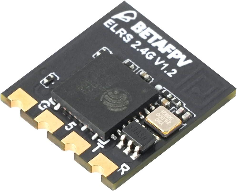 BETAFPV ExpressLRS Lite Receiver with Flat SMD Ceramic Antenna High Refresh Rate Long Range Performance Compatible for 65/75/85mm FPV Racing Whoop Drone V1.2