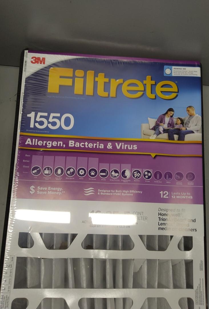 Allergen Bacteria & virus Deep Pleat Filter 2 pcs