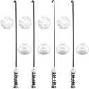 Updated W10780048 Washer Suspension Rod Kit 4pcs (23.6in) Compatible with Whirlpool Kenmore Amana Maytag Washing Machine WTW4800XQ1 WTW4800XQ2 ATW4675YQ1 WTW4800XQ4 MVWC200XW2 WTW4930XW1 by Funmit