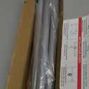 CorkLatta Silver Shower Curtain Rod 31 to 68 Inch,1 Inch Diameter Adjustable Spring Tension Stainless Steel Telescoping Rod,Easy Install,No Rust
