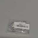 Silver-Plated Pink Diamond Dog Collar - Cuban Style Metal Chain with Secure Buckle, Luxury Durable Collar for Small/Medium/Large Dogs & Puppies (20inch)