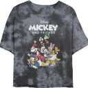 Disney Women's Mickey Freinds Group (Black, M)