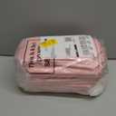 Kigeli 15 Pcs Aesthetic Makeup Bags PU Leather Cosmetic Pouches Waterproof Plain Toiletry Bags Makeup Pouches Bulk for Women Party Gift Travel Storage Organizer(Pink)