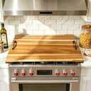 Gaialoop Noodle Board Stove Top Cover for Gas Stove, Burners with Handles, 29.5"L x 22.1"W