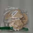 Amazon Basic Care Medical Compression Stockings, 20-30 mmHg Support, Women & Men Thigh Length Hose, Open Toe, Beige, Small (Previously NuVein)