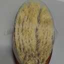 ICANdOIT17.71Inch Natural Stiff Sisal Bristles AntiSlip Curved Long Handle Bath Brush,Bent Handle Shower Scrubber for Exfoliating,Shower Back Brush