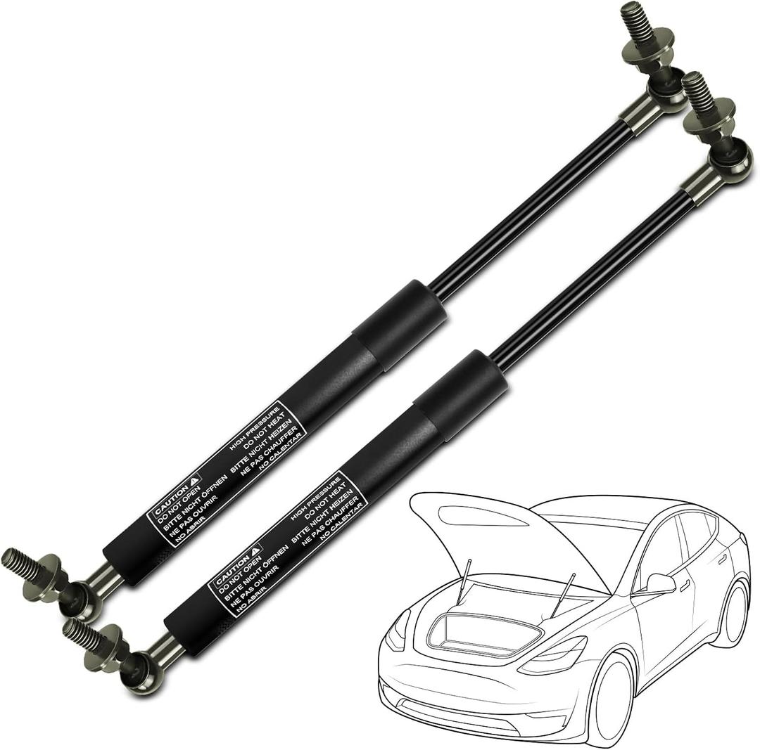 Set of 2 Front Hood Lift Supports Struts Gas Shocks Replacement for Lexus GX470 2003-2009 Toyota 4Runner