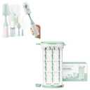 Momcozy Bottle Brush Kit, Innovative Push-Press Design for Better Cleaning & Momcozy DIY Larger Bottle Drying Rack for 18 Bottles