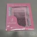 Natural Wispy Lash Clusters Kit 10-18mm Mix D Curl DIY Extension Eye Lashes False Wispy EyeLash Cluster with Bond & Seal, Glue Remover, Tweezers(U14 Lash Kits)