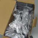 KEGII Shower Organizer Hanging Over the Door, 3 Tier Large Capacity Shower Caddy with 2 Soap Holders & Razor Holders, 18 Hooks & 4-in-1 Dual Hooks, Adjustable Rustproof Bathroom Rack, Black