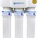 Aquasana Under Sink Water Filter | 3-Stage Max Flow Filtration | Reduces up to 99.99% of 78 Contaminants - PFAS, Lead, Chlorine, Cysts, & More | Under Counter Drinking Water Filter | AQ-6300M-NF