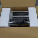 Toaster 2 Slice, Extra Wide Slot Toaster for Bagels, Bread, Waffles, 7 Shade Settings, 4 Main Functions, Removable Crumb Tray, 900 Watts Toasters, Brushed Stainless Steel