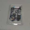 Giancomics Floral Lanyards for Id Badges, Weeds ID Badge Holder with Retractable Reel, Vintage Teacher Lanyard with Keychain Clip Name Tag Card Holder for Women Gift