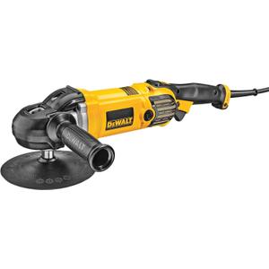 DEWALT Buffer Polisher, 7-in-9-in, 12 amp, Variable Speed Dial 0-3,500 RPMs, Soft Start Corded Car Buffer (DWP849X)