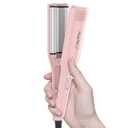 Hair Crimper, Professional 1/2 Inch Curling Iron, 3 Ceramic Barrels Hair Waver with Small Negative Ions, Dual Voltage for Home and Travel