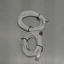 Baiwwa White USB Type C Cable [10ft, 2-Pack], Long iPhone 16 15 Pro Max Charger Cable, USB A to USB C Fast Charge for iPhone 16 15 Pro Max Plus, USB C Charging Cord