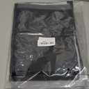 Renaiss Gray Ombre Blackout Curtains Grey Gradient Thermal Insulated Room Darkening Window Drapes Light Blocking Noise Reduce Grommet Window Treatments for Bedroom Living Room 21x63 Inches x 2 Panels