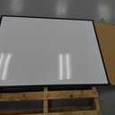 VIZ-PRO Double-Sided Magnetic Mobile Whiteboard, 48 x 36 Inches, Black Aluminium Frame and Stand