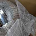 16" Disco Ball with Motor and Light 6-12RPM Rotator and RGB Spotlight for Party DJ Bands Dance Club Bar Wedding Event Studio Holiday Decor
