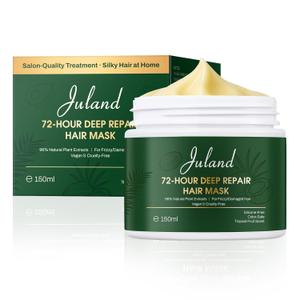 Juland Hair Mask, Collagen Hair Mask with Natural Amla Oil for Moisturization & Damage Repair, Hydroplex Technology for Stronger, Shinier Hai