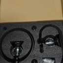 WOLIBEER Crystal Towel Ring,Matte Black Toilet Paper Holder Stand Hand Towel Holder Towel Hook Tissue Roll Paper Holder Towel Hanger Bathroom Hardware 2 Pieces Sets Wall Mounted