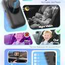 Wireless Baby Car Camera, Car Baby Monitor No Wi-Fi Needed, Auto Night Vision IR-Cut Adjustable Lens, Long Battery for Rear-Facing Seat Long Trips, Newborn Travel Essentials