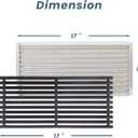 17'' Emitter Plate & Grill Grate for Charbroil Grill Replacement Parts 463242516 463242515 463367016 466242615 466242516 466242616 463346017 for Charbroil TRU Infrared 3-Burner Grills Parts