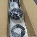 60 Inch Ceiling Fan Without Light Wood Indoor Outdoor Ceiling Fans No Light for Patios Living Room Bedroom Porch Big Ceiling Fan for Flat Sloped Ceiling(Walnut) (Deep Walnut Blades + Black Body)