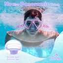 Freela 2 Pack Kids Swim Goggles Mask for Boys Girls 3-14, Tempered Glass Lens 180 HD View with Nose Cover for Pool Beach