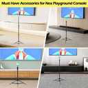 Tripod Stand for Nex Playground Console, Perfect for Nex Playground Game System for Kids & Families, Adjustable Height Stable Holder for Viedo Games in Indoor & Outdoor