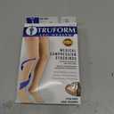 Truform 15-20 mmHg Compression Stockings for Men and Women, Knee High Length, Closed Toe, Beige, Medium