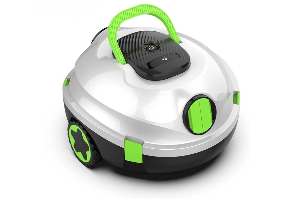 Y20 Robotic Pool Cleaner, Cordless Pool Vacuum for Above Ground & Inground Flat Pools with Dual Motors, 120 Min Runtime, Auto-Parking, Powerful Pool Vacuum Robot for Up to 1100 Sq.Ft