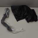 ZATOOTO Car Side Window Sun Shades - Privacy Magnetic Black 2 Pcs Covers Blinds Curtains - Auto Accessories Sunshades Keeps Cooler Screen for Baby Sleeping (Black Faux Silk Louvered Rear 2PCS)