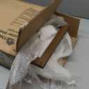 HITNET Black Bookshelf, 4-Tier Ladder Shelf, Freestanding Leaning Bookcase with Bamboo Shelves, Space Saving Flower Plant Stand for Small Space