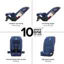 Diono Radian 3R, All-in-One Convertible Car Seat, Rear and Forward Facing, 10 Years 1 Car Seat, Slim Fit 3 Across, Blue Surge, Manufactured Date:03/2026