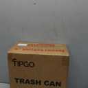 TIPGO Slim Bathroom Trash Can with Lid Soft Close, Step Pedal, 6 Liter / 1.6 Gallon Stainless Steel Trash Bin, Small Garbage Cans for Bedroom, Office, Kitchen (Silver)