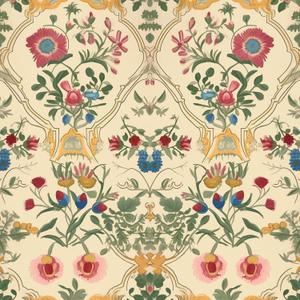 Yellow Floral Peel and Stick Wallpaper - Boho Vintage Leaf Pattern - Removable Self Adhesive for Cabinet Drawers - 17.5''x393''