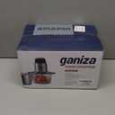 GANIZA Food Processors, Electric Chopper with Meat Grinder & Veggie Chopper - 2 Bowls with Powerful Copper Motor - Includes 2 Sets of Bi-Level Blades for Baby Food/Meat (Blue, 8 Cup+8 Cup)