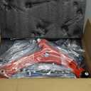 8pc Front Suspension Kit for 2007-2012 Dodge Caliber, 2007-2017 Jeep Compass/Patriot Polyurethane Bushing Upgrade, Lower Control Arms (K620066, K620065), Tie Rods & Sway Bar Links Replacement, Red