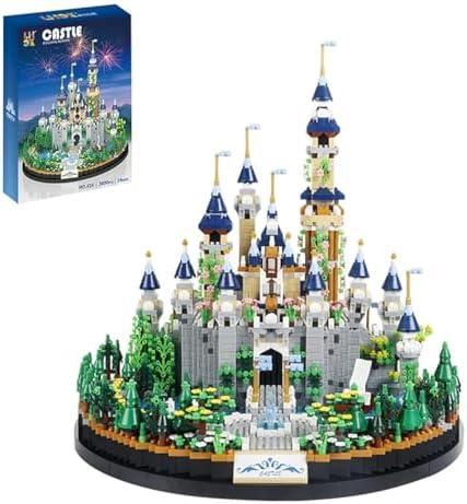 SAMYBLOCKS 3600PCS Castle Building Blocks Sets,Creative Ideals Dream Palace Building Blocks, Best Micro Mini Bricks Gift for 14+ Boys, Girls or Adults
