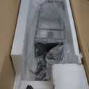 tewei 30In Large Size Square Outdoor Wall Lantern, Modern Black Outside Light for House Waterproof Porch Lights Outdoor Wall Sconce with Clear Glass Shade for Garage Porch Door, E12 Base (1 Pack)