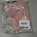 Women's Casual Ruffled V Neck Chiffon Blouse Short Sleeve Office Work Elegant Shirt Vintage Basic Tops (Pink, S)