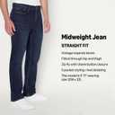 Amazon Essentials Men's Low Stretch Straight-Fit Jeans (Blue)