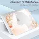 Designed for MacBook Air 13 inch Case 2021-2018 A2337 M1/A2179/A1932, Ultra-Thin Hard Shell Case for MacBook Air 13.3" with Keyboard Cover & USB Adapter & Webcam Cover, Abstract Flowers