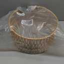 Hanging Light Boho Lamp Shades Small Lamp Shades for Table Lamps Vintage Rattan Lampshade for Hanging Lamp Wall Sconce Floor Lamp Woven LampShades for Living Room Decor Pendant Light (12.6 Inch-Barrel Shade)